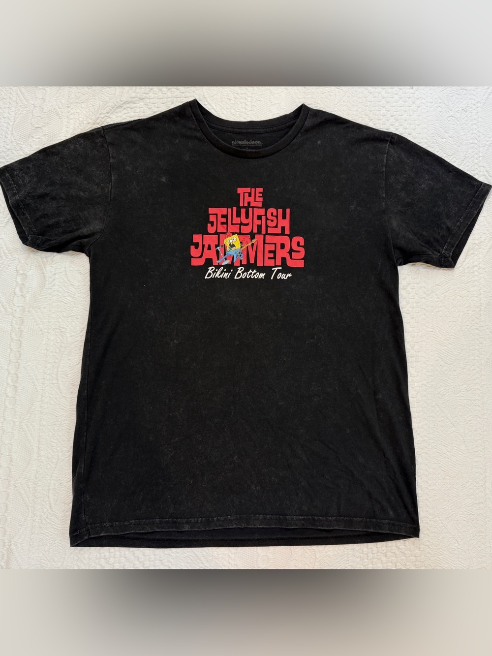 Spongebob Jellyfish Jammers T Shirt Adult Size Large Bikini Bottom Tour